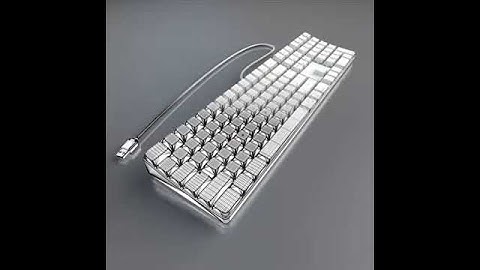 3D Model Apple-Keyboard Review