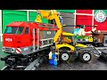 Lego City 60098 Speed Build | Lego City Heavy-Haul Train 60098 | Fast Build Lego Train