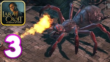Lara Croft: Guardian of Light - Walkthrough Gameplay Part 3 - Spider Tomb (iOS, Android)