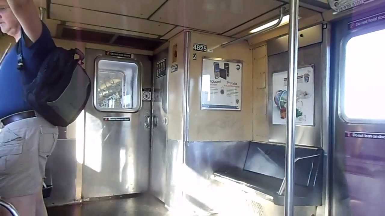 Ride on MTA Beach 116 St bound R42 (A) train with Bad wheels - YouTube