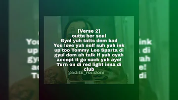 Tommy lee Tattoo (lyrics)