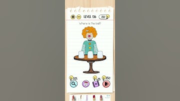 level 136 where is the ball brain test walkthrough Threevenger#top #trend #foryoupage