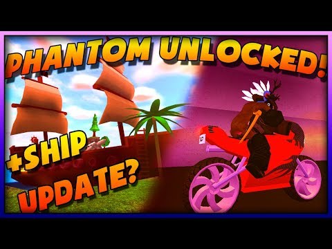 Unlocking The Phantom New Ship Update Roblox Mad City Youtube - unlocking the level 50 phantom in mad city roblox mad city phantom bike ibemaine