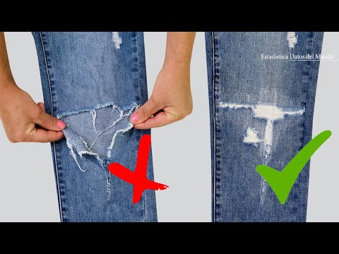 Video: 3 formas de arreglar jeans rotos