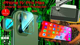iPhone 11 Pro/ Pro Max How to attach camera lens protector and screen protector