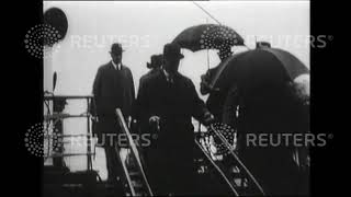 1925 Austen Chamberlain returns from Locarno Conference