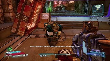 Nisha gets a ticket (Borderlands: The Pre-Sequel)