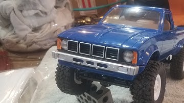 WPL C24 RTR RC Crawler unbox and first drive