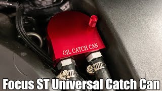 How to Install a Universal Oil Catch Can on a Focus ST  A $25 Mod That Can Save Your Engine!
