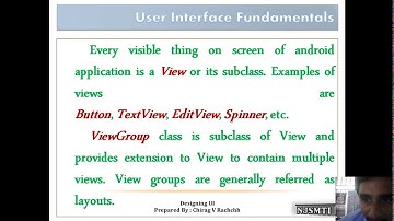 ANDROID LECTURE 18 | UNIT 2 CH 4 | DESIGNING UI VIEWS