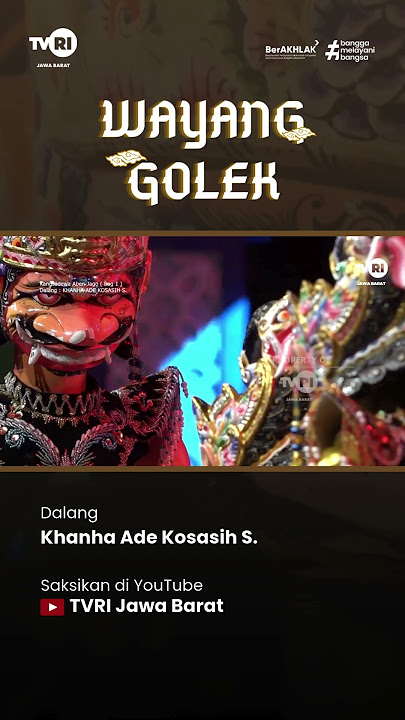 Wayang Golek: Kangsadewa Aben Jago (Bagian 1) - Dalang Khanha Ade Kosasih S. #tvrijawabarat