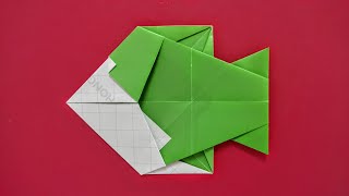 How To Make An Origami Fish Easy | Origami Fish Tutorial | Origami Tutorial by Origami Tutorial 74 views 1 month ago 3 minutes, 47 seconds