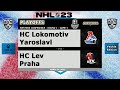 KHL - Lokomotiv Yaroslavl vs Lev Praha - Gagarin Cup - Season 2022/23 - NHL 23