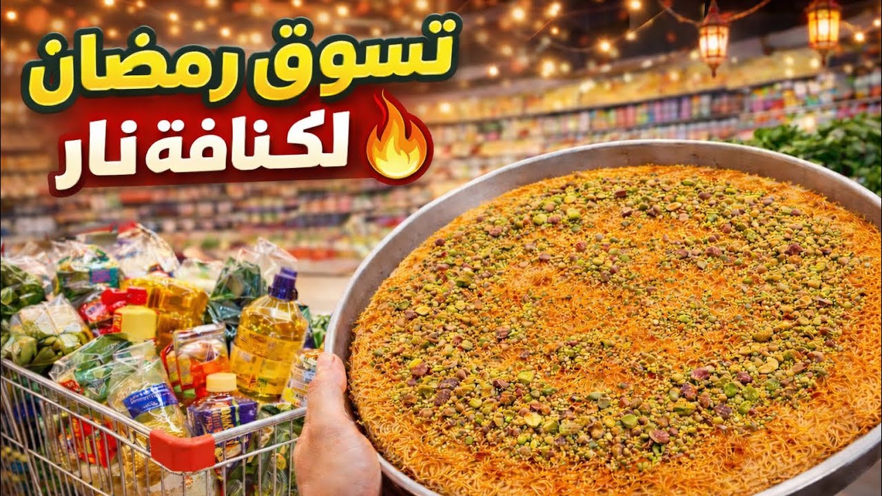 💕اشتقتلكم! رجعت بأحلى كنافة ومشتريات رمضان