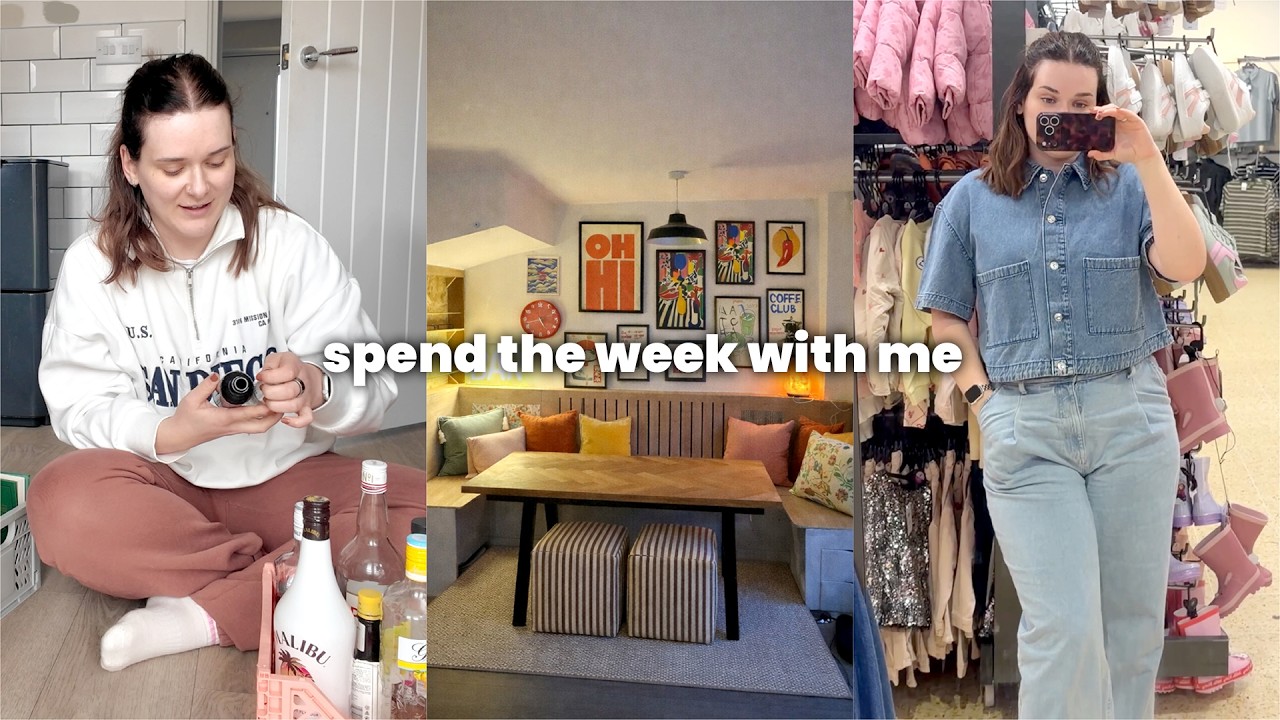 our DIY plans & come shop with me ✨ just a lil weekly vlog