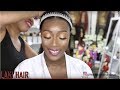 BRIDAL MAKEUP AND HAIR TRANSFORMATION |LAKI HAIR |DARK SKIN