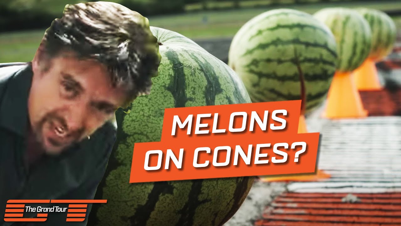 Richard Hammond Shows Off His Melons (on a cone) | The Grand Tour