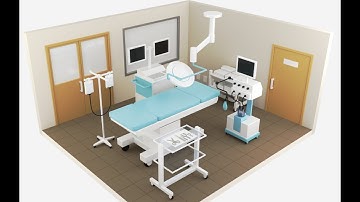 Blender: Modeling a Cutaway Hospital Operating Room (Part 7)