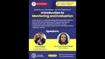 Introduction to Monitoring and Evaluation