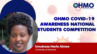 Coronavirus Global Awareness in Rwanda - Umuhoza Marie Aimee from University of Rwanda (ENTRY 48)