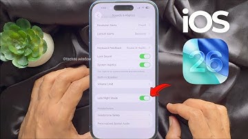How to Enable “Late Night Mode” in iPhone iOS 26