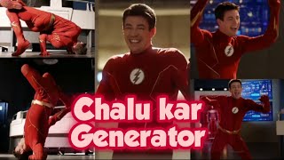 Flash Barry Allen Season 7 episode 12 dance on Chalu kar Generator 🔥 #flash #dc #shorts #shortsvideo