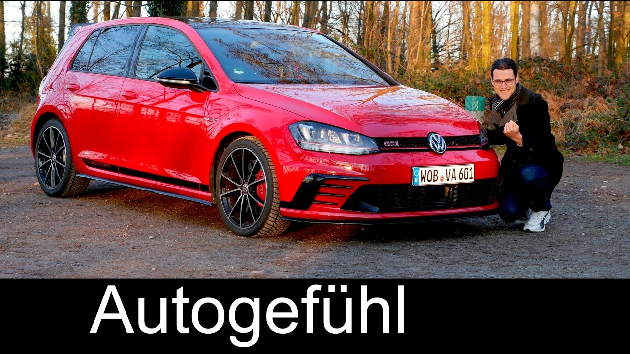neuero ship unloader Volkswagen VW Golf GTI Clubsport FULL REVIEW test driven 265 hp Autobahn special - Autogefühl