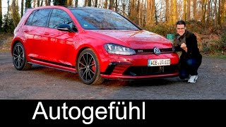 Volkswagen VW Golf GTI Clubsport FULL REVIEW test driven 265 hp Autobahn special - Autogefühl