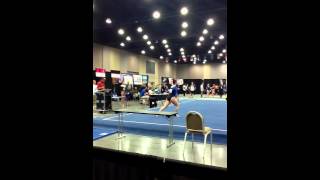 Katie Brown Level 10 Gold Medal Gymnastics Floor JO NIT 2014