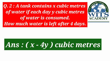 Class Six Math Unit 6 Ex 6.1 Algebraic Expression in words Video 2 Week 5 | Online Class
