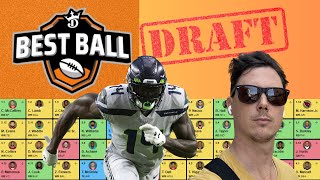 Two Time NFL DraftKings Best Ball Champ Rips a Draft