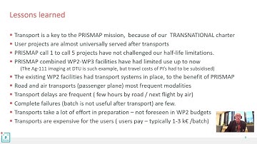PRISMAP Final Event 1-5 — Results and lessons learned from 4 years of transnational [...], Jensen