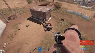 RUST | 3v3 win, Pete healed but falls to death