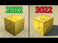 minecraft physics in 2022 vs 3022
