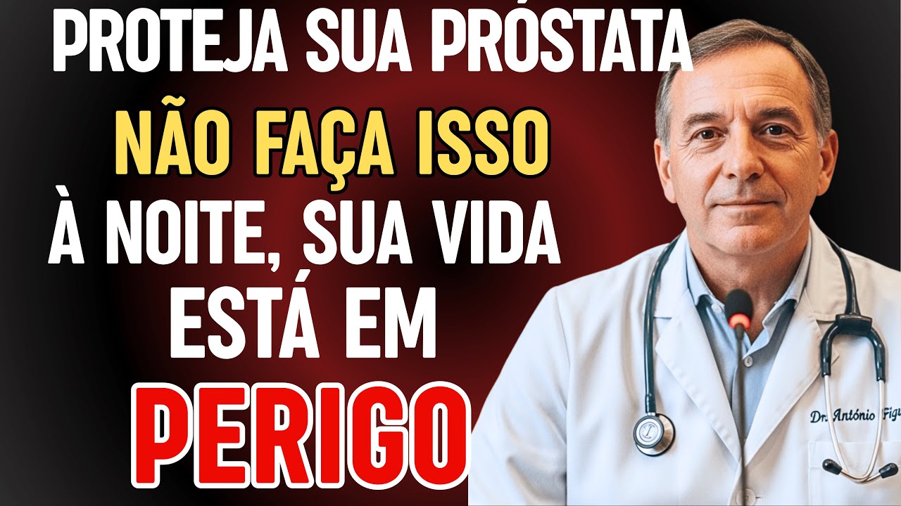 Dr. António Figueira alerta homens mais velhos: este hábito AUMENTA a próstata! | Urologista com...