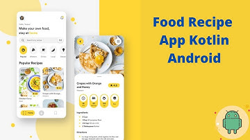 Food Recipe App Kotlin | Splash Screen | Android Studio | Part 1