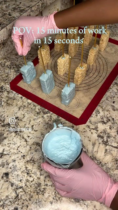 Dip with me #ricekrispietreats #partypackage #cinderellatheme #orlandotreats