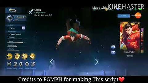 Chou DragonBoy Epic Revamped Skin Script Early Acces Full Effects |Z Archiver| Free Password