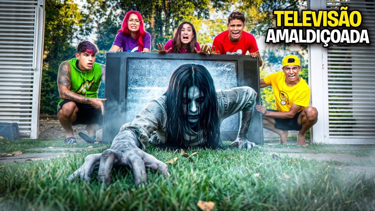 COMPRAMOS UMA TV AMALDIÇOADA NA DARKWEB *Ficamos presos dentro dela ?