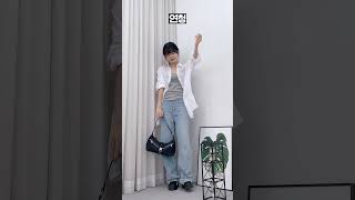 더워도 무조건 긴바지 여름 데님 코디? 여름 청바지 추천 shorts fashion lookbook ootd 코디 여름룩북