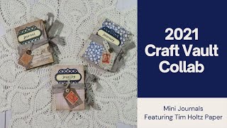 Craft Vault Collab | Mini Tim Holtz Journals
