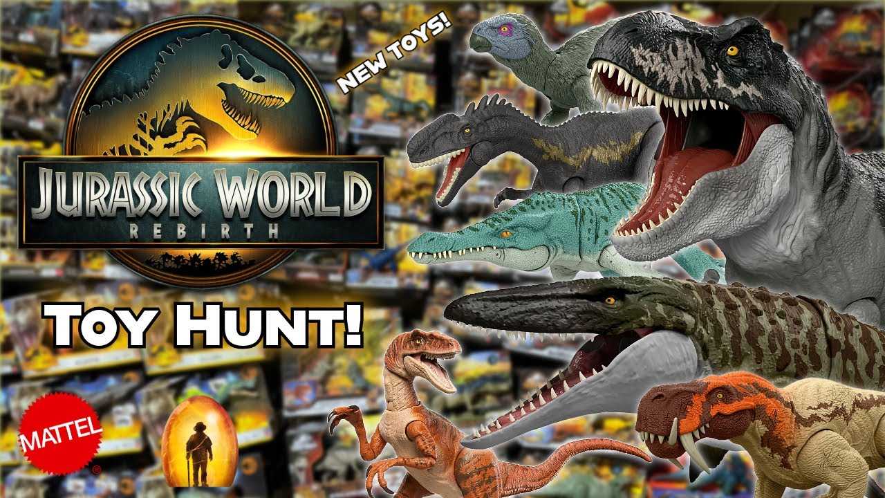 ⭐︎✳︎Jurassic world⭐︎✳︎恐竜セット 11体　ティラノサウルスなど New Dinosaur Figure with Action! Jurassic World: REBIRTH
