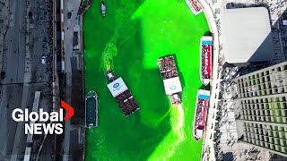 St. Patrick’s Day: US cities dye waterways green, hold parades to celebrate