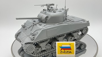 ZVEZDA 1/35 M4A2 Sherman（Part 1/3）