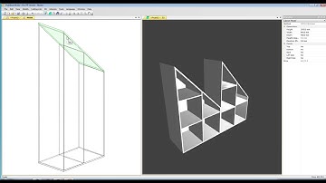 Use Polyboard to design a cabinet to fit under a roof