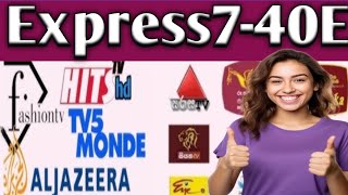 express am7 40e dish setting✅express am7 40e channel list @express am7 40e ku band today update