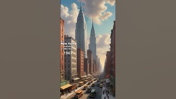 The evolution of New York from 1600 to 2100 #evolution #tiktok #timelapse #ai #newyork
