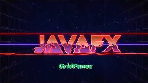 JavaFX 12 Tutorial - 14 - GridPanes w/ TextView & PasswordView