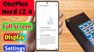 how to full screen display in oneplus nord ce 4 | oneplus nord ce 4 full screen display setting