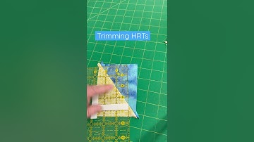 Half rectangle triangles are the tricky part of the Stretched Star block! #quilting